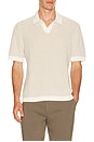view 1 of 4 Pearson Knitted Polo in White Sands