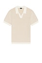 view 4 of 4 Pearson Knitted Polo in White Sands