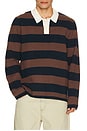 view 1 of 4 Luther Polo in Navy Stripe