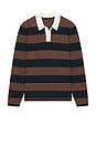 view 4 of 4 Luther Polo in Navy Stripe