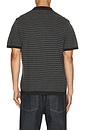 view 2 of 5 CHEMISE in Charcoal Black Stripe