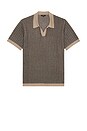 view 5 of 4 Langley Polo in Oat Midnight Ripple
