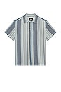 view 1 of 3 Amalfi Short Sleeve Camp Shirt in Cool Blue Banner