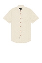 view 1 of 3 Carson Shirt in Louis Leaf White Red
