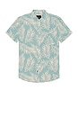 view 1 of 3 Fairfax Shirt in Palm Shadow Aqua