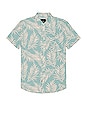 view 1 of 3 Fairfax Shirt in Palm Shadow Aqua