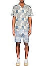 view 4 of 4 Kian Swim Shorts in Spring Patchwork