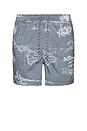 view 1 of 4 La Brea Swim Short in Paradise Washed Black