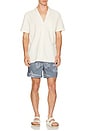 view 4 of 4 La Brea Swim Short in Paradise Washed Black