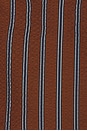 view 5 of 5 La Brea Short in Rust Navy Stripe