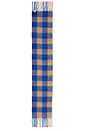 view 3 of 3 Oslo Scarf in Cobalt Camel