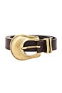 view 3 of 3 ACCESSOIRES RODEO BELT in Brown Gold