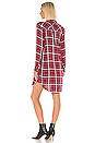 view 4 of 4 ROBE BIANCA in Crimson & Navy