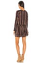 view 3 of 4 Jasmine Dress in Midas Stripe