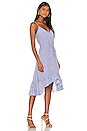 view 2 of 3 Frida Midi Dress in Sky Blue Daisies