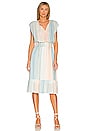 view 1 of 3 Ashlyn Midi Dress in Sunset Gradient