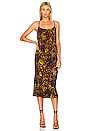 view 1 of 4 Ami Midi Dress in Tortoise Shell