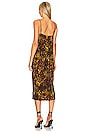view 3 of 4 Ami Midi Dress in Tortoise Shell