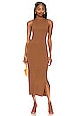 view 1 of 3 SYD KNIT MIDI ドレス in Toffee