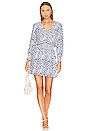 view 1 of 3 ROBE COURTE ZANA in Cobalt Static Leopard