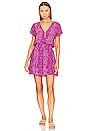 view 1 of 3 Karla Dress in Magenta Cheetah