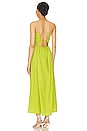 view 3 of 4 Silvia Midi Dress in Banana Leaf