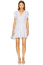 view 1 of 3 Kimora Dress in Bluebell Stripe