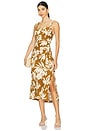 view 1 of 4 Damaris Dress in Olive Tropic