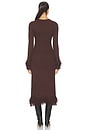 view 4 of 3 Alejandra Dress in Espresso