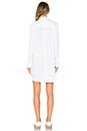 view 3 of 4 Sawyer Button Down Dress in White