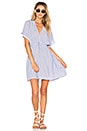 view 1 of 3 VESTIDO CAPRI in Powder Blue White Stripe