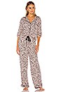 view 1 of 3 Clara Pajama Set in Blush Spotted
