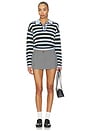 view 5 of 4 Delora Sweater in Sky Forest Stripe