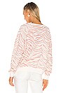 view 3 of 5 Theo Sweatshirt in Blush Tiger Stripes