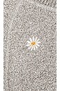 view 5 of 5 SWEAT THEO in Melange Grey Daisy Embroidery