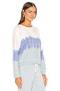 view 2 of 4 Theo Sweatshirt in Ocean Tie Dye