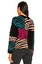 view 3 of 4 Kylie Pullover in Black Patchwork Animal