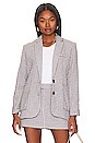 view 1 of 5 Windsor Blazer in Lilac Navy Mini Check