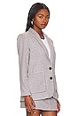 view 3 of 5 Windsor Blazer in Lilac Navy Mini Check