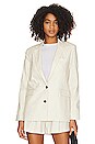 view 2 of 5 Stanton Blazer in Ivory Pinstripe