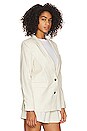 view 3 of 5 Stanton Blazer in Ivory Pinstripe
