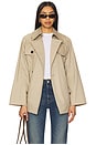 view 2 of 5 Lucien Jacket in Taupe