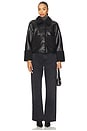 view 4 of 4 Dria Jacket in Black Shearling