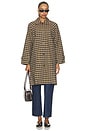 view 2 of 5 Mattie Coat in Tapenade Check