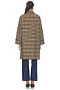 view 5 of 5 Mattie Coat in Tapenade Check