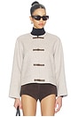 view 1 of 5 Deidre Jacket in Heather Oat