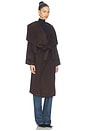 view 4 of 4 Celeste Coat in Chocolate