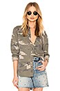 view 1 of 4 BLOUSON MARCEL in Sage Camo With Stars