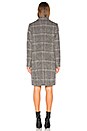 view 3 of 3 Anders Coat in Charcoal Pink Plaid