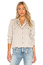 view 2 of 5 BLOUSON COLLINS in White Mini Cheetah